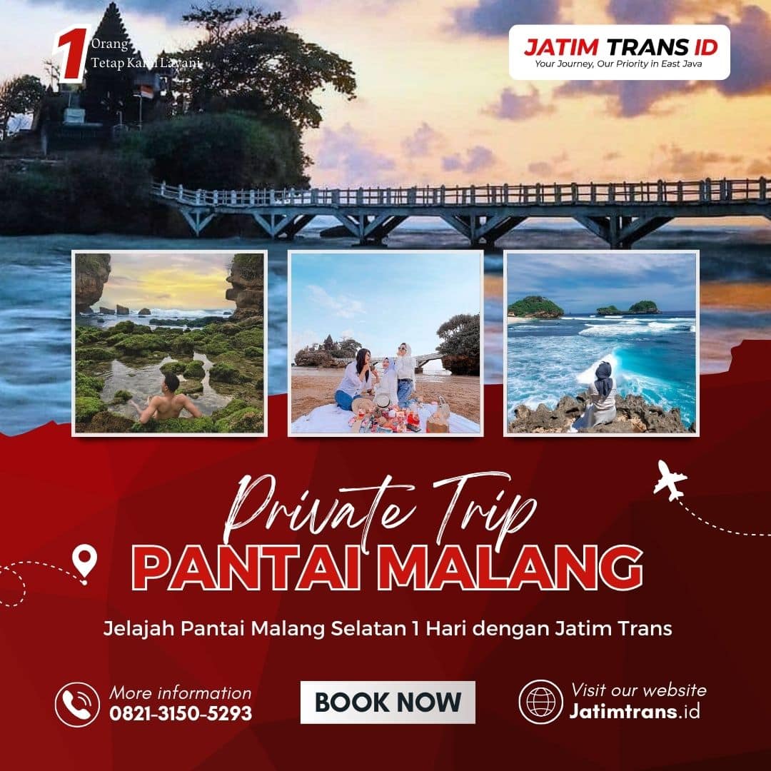Paket wisata pantai malang selatan dengan jatim trans id
