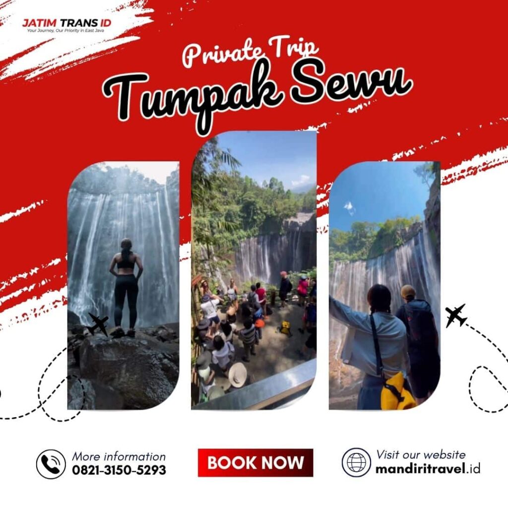 Paket wisata tumpak sewu dengan jatim trans id